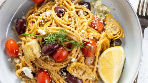 🥘 Vegan Fideua【Recipe】Mediterranean Pasta - Earthy Maite